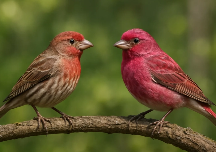Purple Finch vs House Finch difference Purple Finch vs House Finch difference