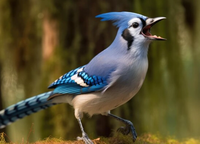 blue jay aggression