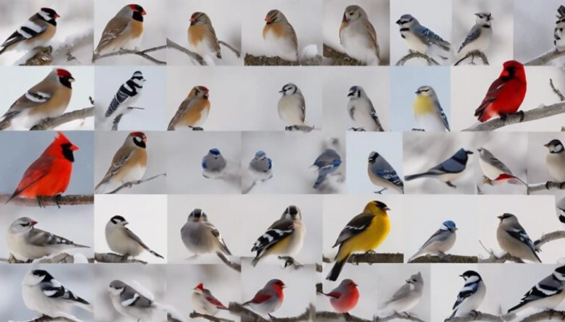 identify birds in winter identify birds in winter