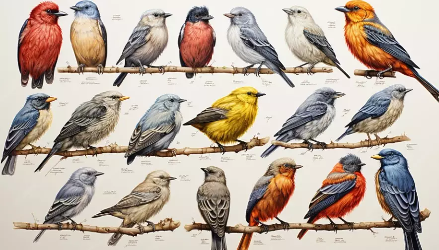 how to identify birds by age and sex