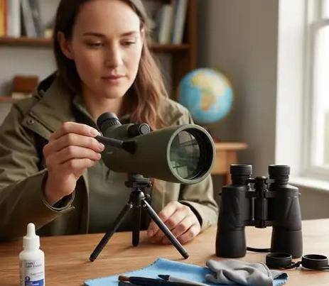 clean sticky binoculars clean sticky binoculars